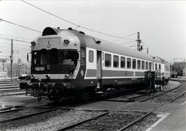 Automotor diésel serie 597 - 004 - 1 de RENFE, TER (Tren Español Rápido) (ex 9701 a 9760), constr...