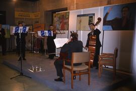 Concierto de música clásica en la estación de La Coruña - San Cristóbal, celebrado con motivo de ...