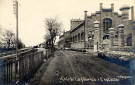 Fábrica y estación de Celrá