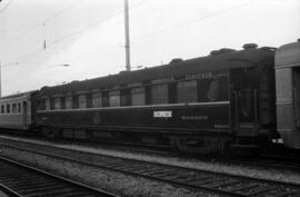 Coche restaurante 4104 D de la Compañía Wagons Lits, formando parte de una composición de viajero...