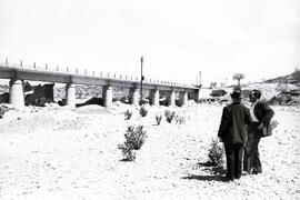 Puente o viaducto de hormigón de 6 tramos y 130 m de longitud, situado en el km 62,654 de la líne...