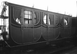Centenario del Ferrocarril en España 1848-1948, cuya exposición se emplazó en el tinglado nº 2 de...