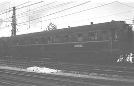 Coche cama WL 3425 A de la Compañía Wagons Lits en Madrid - Príncipe Pío, formando parte de la co...