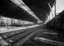 Obras en la estación de Bilbao - Abando