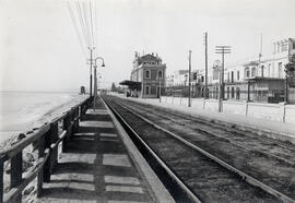 Estación de Premiá de Mar de la línea de Barcelona a Massanet - Massanas