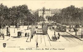 Cours de Midi y Plaza Carnot en Lyon