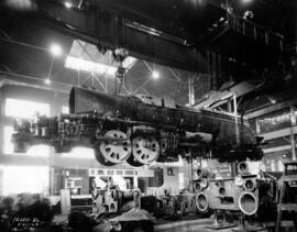 Prototipo 6110 de T1 de locomotora de vapor para Pennsylvania Railroad en 1942 por la fábica de B...