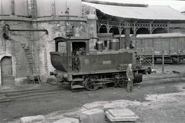 Depósito de material de la estación de Alicante - Benalúa de la línea de Alicante a Murcia