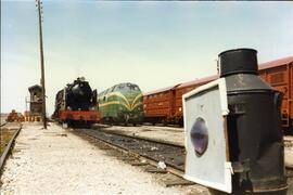 Locomotora diésel hidromecánica 340 - 025 - 6 de la serie 340 - 001 a 032 de RENFE, ex. 4025 de l...