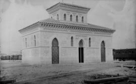 Construcción de la estación de Toledo en la línea Castillejo-Toledo