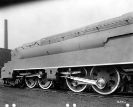 Prototipo 6110 de T1 de locomotora de vapor para Pennsylvania Railroad en 1942 por la fábica de B...