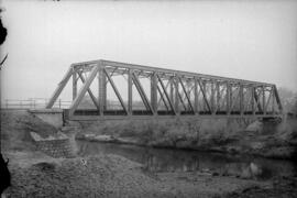 Puente metálico del Berlanga sobre el río Duero en el km 171,656 de la línea de Valladolid a Ariz...