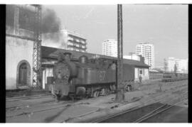 Locomotora de vapor 030 T nº 67 del Ferrocarril minero de Río Tinto, para vía estrecha y fabricad...
