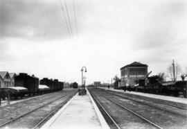 Panorámica de la estación de Monjos, lado Barcelona