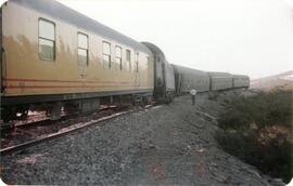 Descarrilamiento del tren 856 Rías Baixas en el km 99+600 de la línea Zamora a Orense