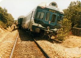Descarrilamiento del tren 276 en el km 6 de la línea de Ávila a Salamanca