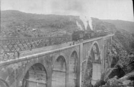 Puente sobre el río Jerte en la línea Plasencia Empalme-Astorga