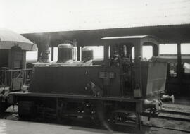 Locomotora de vapor de maniobras 020 - 0236 de la serie 020 - 0231 a 0240 de RENFE, ex. serie 601...