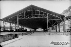 Estación de  Barcelona - Morrot. Línea de Madrid a Barcelona y ramales