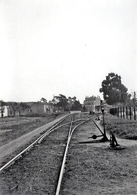 Estación de Blanes de la línea de Barcelona-Término a Massanet-Massanas