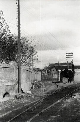 Líneas de comunicaciones en la estación de Zaragoza - Campo del Sepulcro