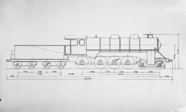 Locomotora de vapor tipo 240 de la serie 1301 a 1308 y 1321 a 1345 de MZA (serie RENFE 240 - 4051...