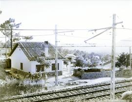 Estación de Robledo de Chavela de la línea de Madrid a Irún