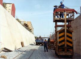 Obras de electrificación de ferrocarriles