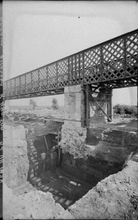 Sustitución de puentes metálicos. Línea Madrid-Badajoz. Km. 490,500. Puente Alcazaba.