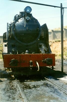 Locomotora de vapor 141F - 2213 de Renfe