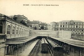 Estación del Ferrocarril Vasco Asturiano en Oviedo