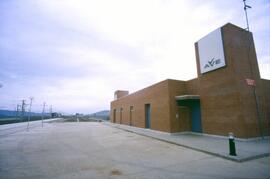 Edificio técnico de la estación AVE de Calatrava