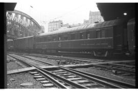 Coche restaurante Libre Service WRLS 2981 de la Compañía Internacional Wagons Lits, formando part...