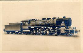 Locomotora de vapor recalentado con ténder de cuatro ejes Reichbahn