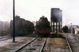 Locomotora de vapor 141 F - 2336 de RENFE (serie 141F - 2301 a 2417)