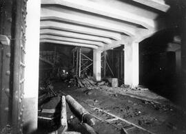 Obras en la estación de Plaza de Cataluña, Barcelona