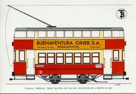
Tranvía "Imperial". Serie 194/208. Año 1914-1915. Reconstruido a partir de 1952

