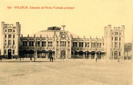 Fachada de la Estación de Valencia - Norte