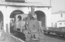 Locomotora de vapor 031 T nº 5 del Tranvía a vapor o Ferrocarril de Onda al Grao de Castellón de ...