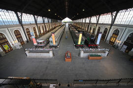 Museo del Ferrocarril de Madrid, con sede en la estación de Madrid - Delicias