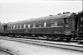Coche restaurante WR 3583 de la Compañía Wagons Lits en Madrid - Delicias, construido por la empr...