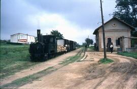 Locomotora de vapor nº 6 del Ferrocarril San Feliu de Guixol a Gerona (SFG), con rodaje 031 T y f...