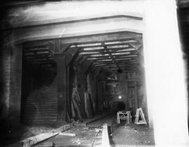 Obras en la estación de Plaza de Cataluña, Barcelona