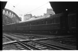 Coche restaurante Libre Service WRLS 2981 de la Compañía Internacional Wagons Lits, formando part...