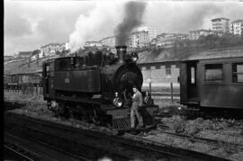 Locomotora de vapor 130 + 2T nº 10 "Mortera" del Ferrocarril del Cantábrico, fabricada ...