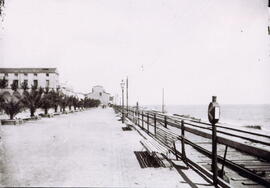 Vista general del paseo marítimo de Vilassar de Mar en Barcelona