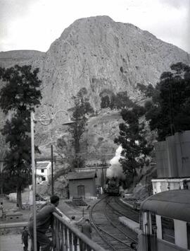 Estación de El Chorro de la línea de Córdoba a Málaga, situada en el municipio malagueño de Álora