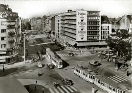 Vista del famoso boulevar Hohenzollernring, situado en el centro de la ciudad alemana de Colonia,...