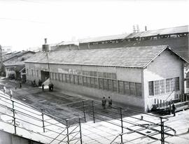 Talleres generales de la estación de Valladolid - Campo Grande de la línea de Madrid a Irún