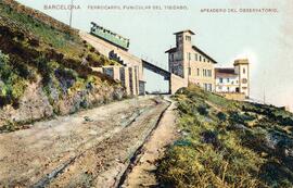 Funicular del Tibidabo. Apeadero del observatorio.